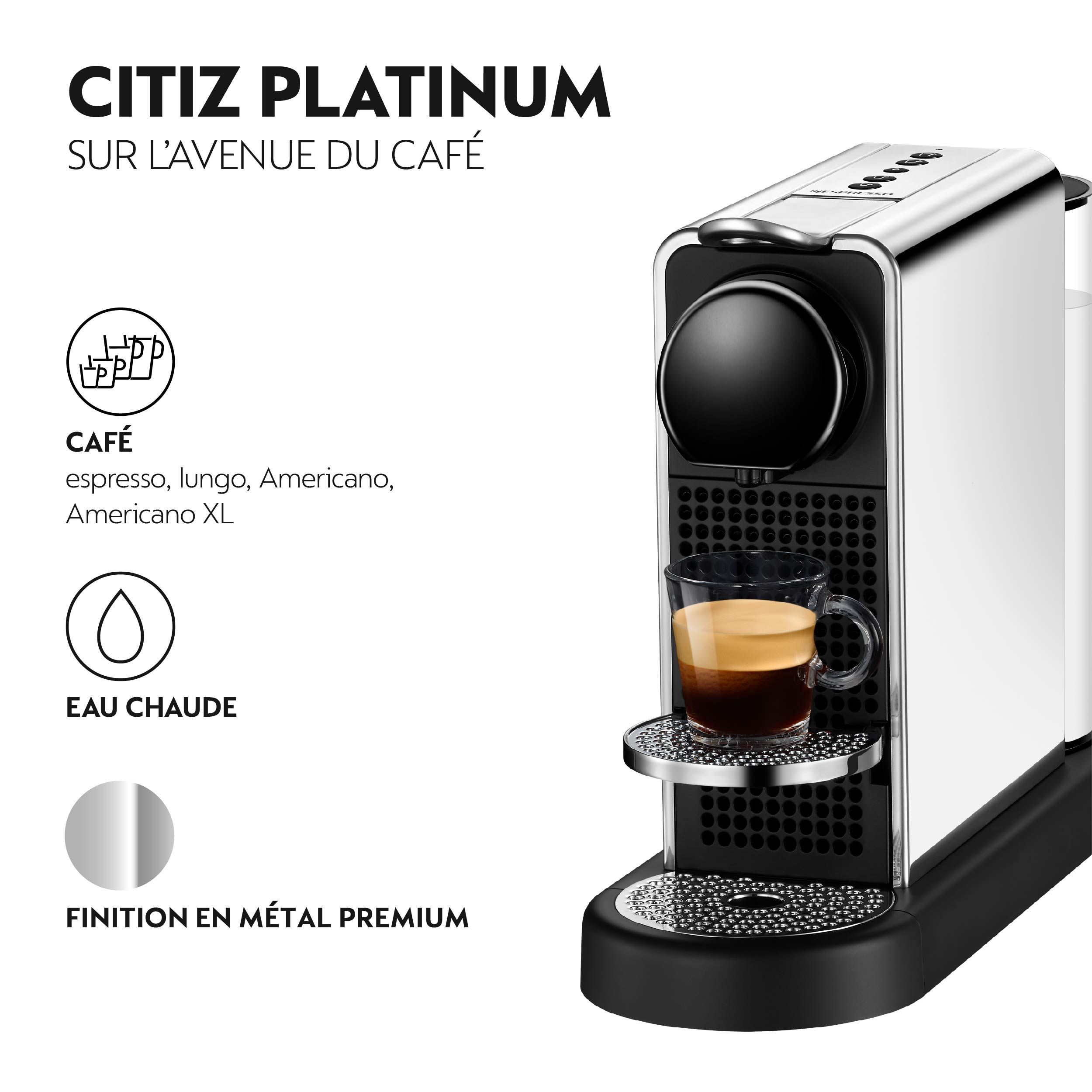 Nespresso CitiZ Platinum XN610DCH