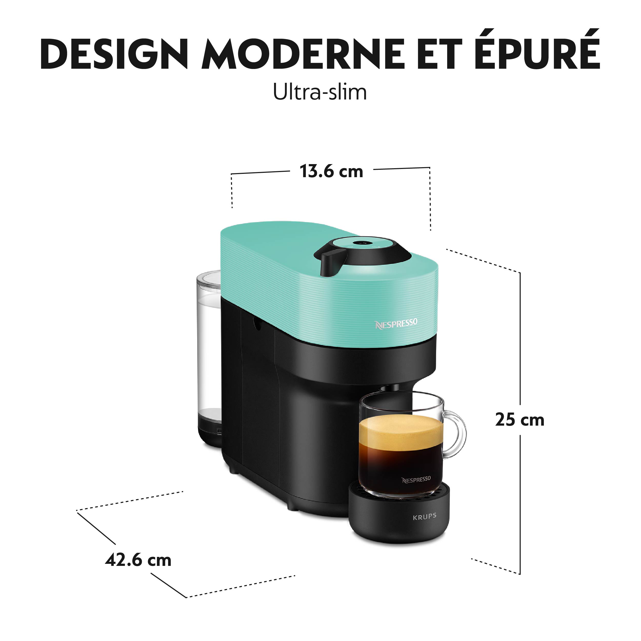 Nespresso Vertuo Pop Aqua Mint XN9204CH