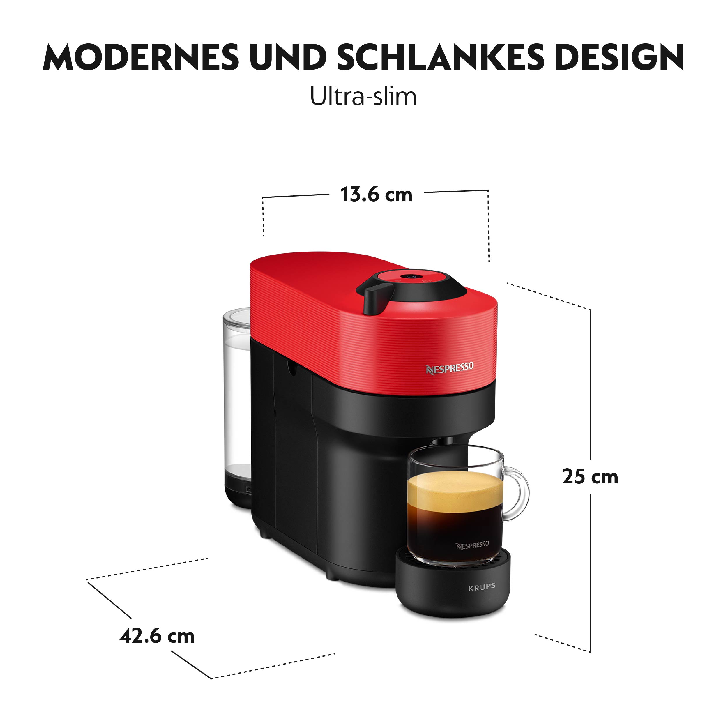 Nespresso Vertuo Pop Spicy Red XN9205CH