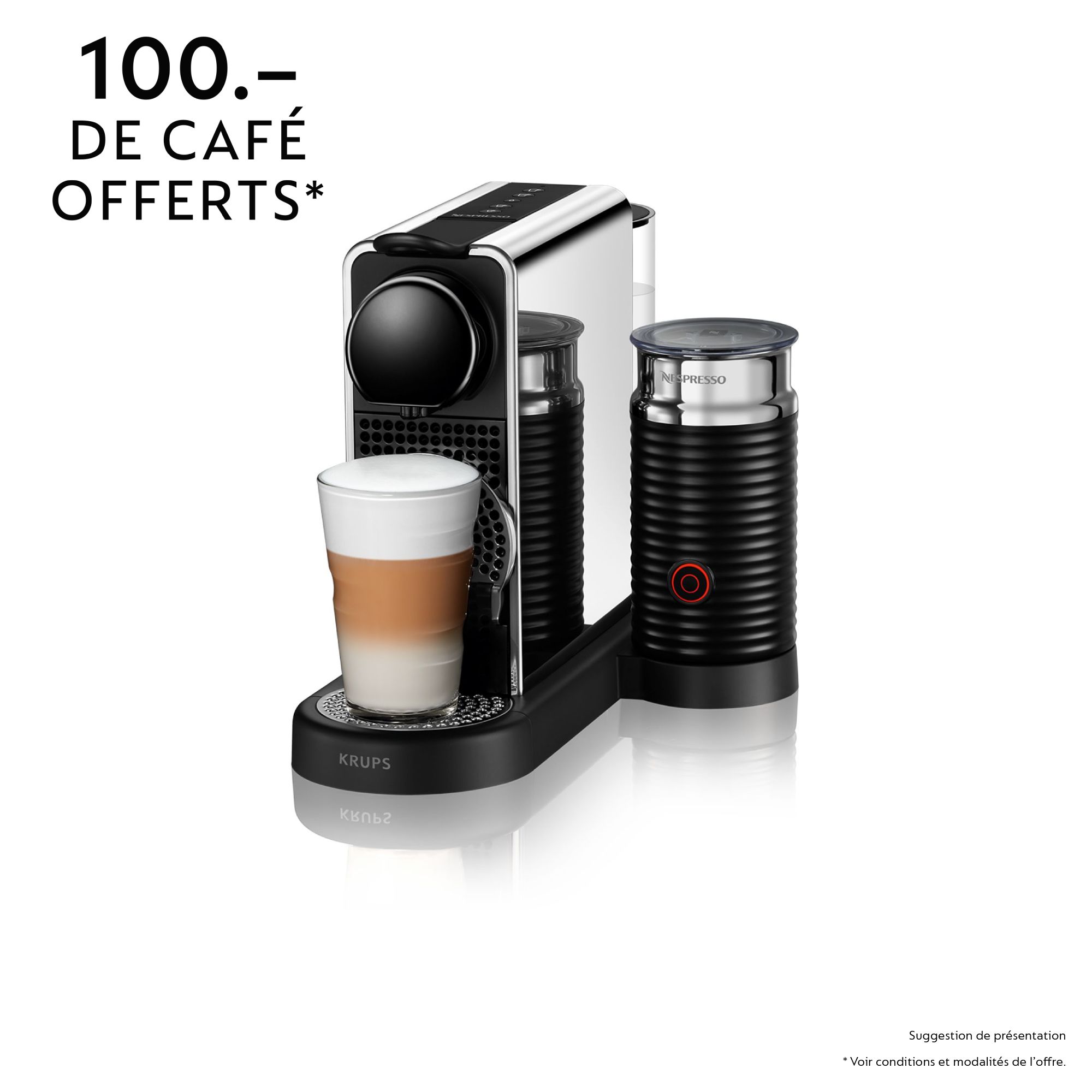 Nespresso CitiZ Platinum&Milk XN630DCH