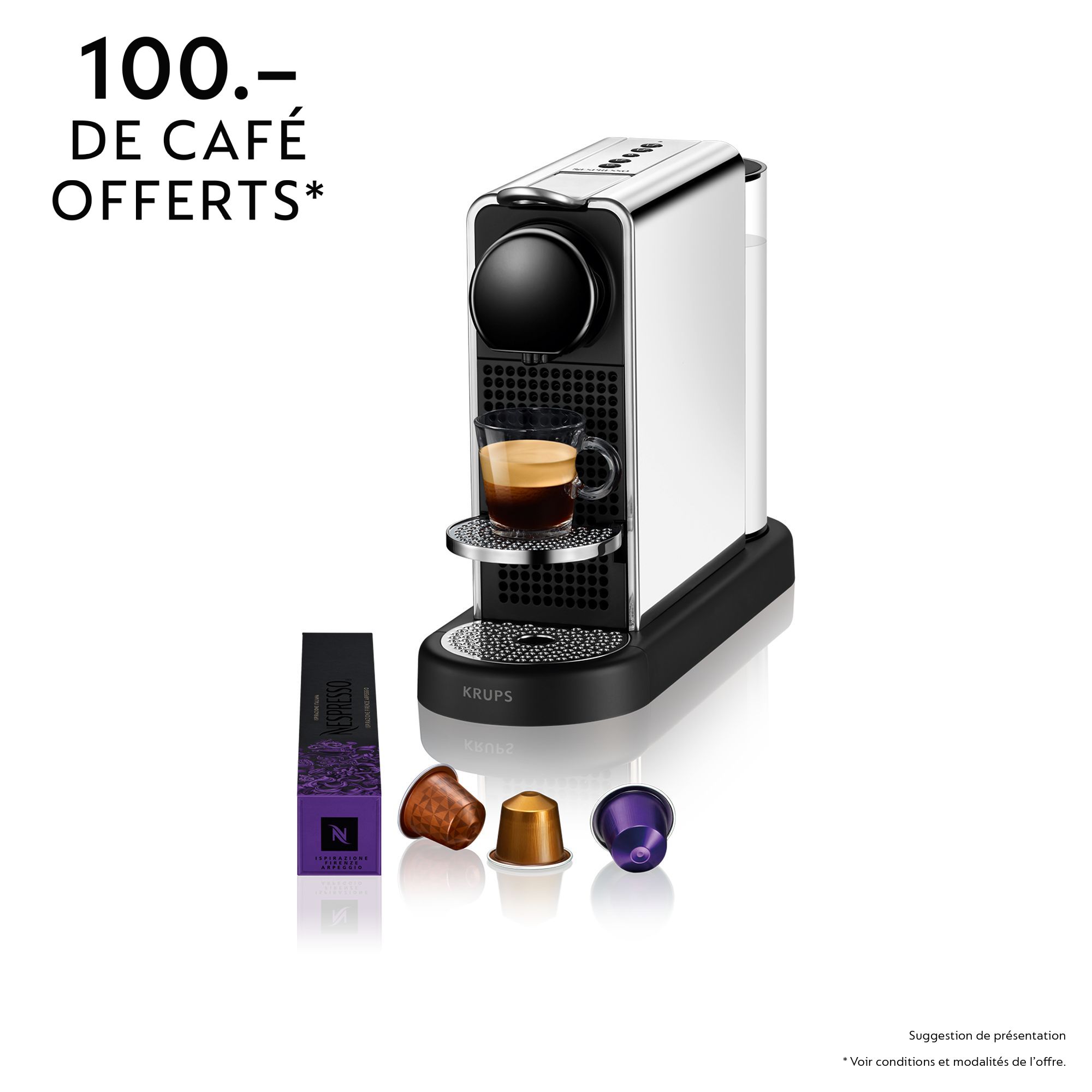 Nespresso CitiZ Platinum XN610DCH